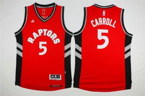 Maillot De Basket Toronto Raptors DeMarre Carroll 5 15-16 Season Tissus Sportif Fans Edition Rouge